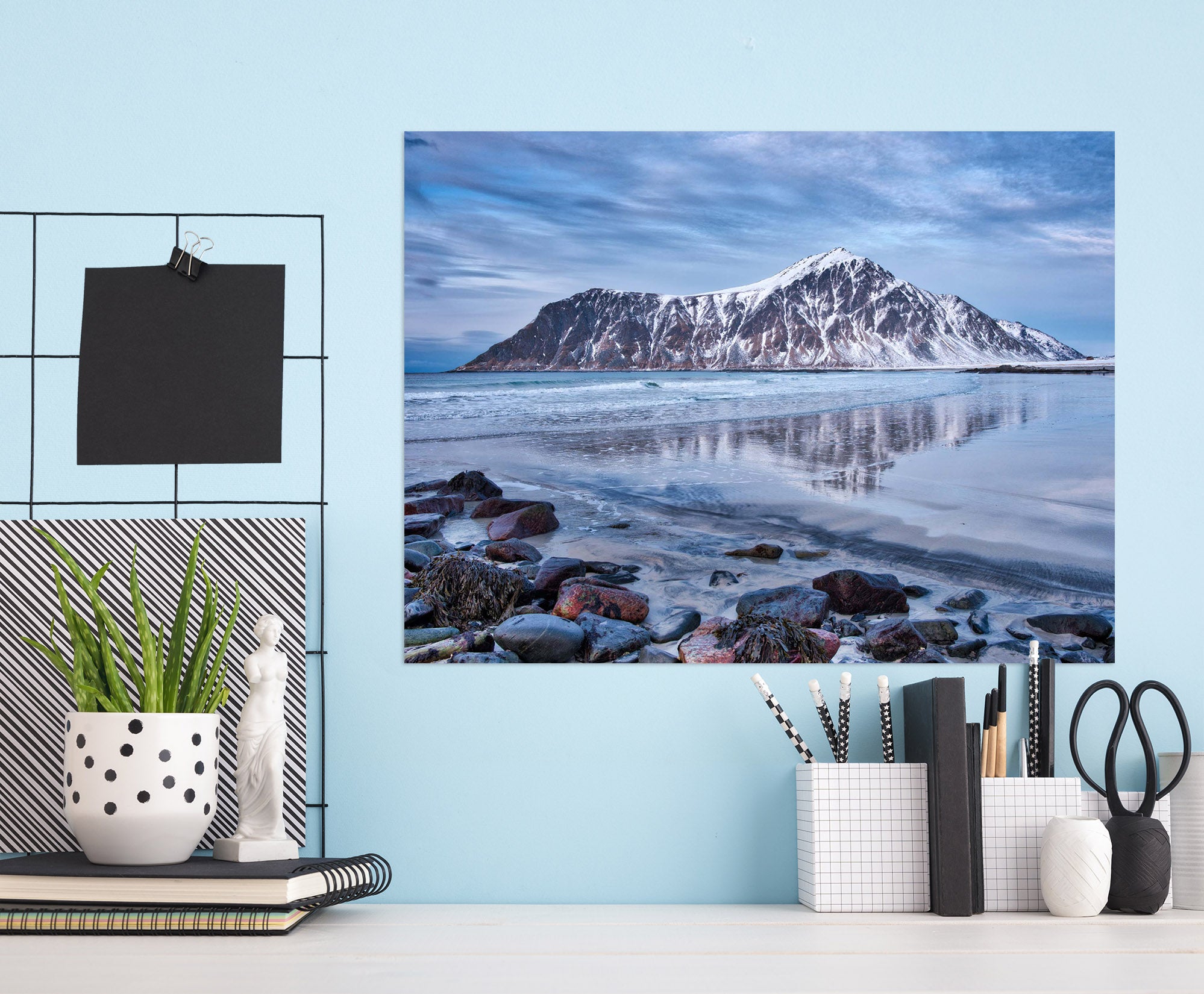 3D Snow Mountain 159 Marco Carmassi Wall Sticker