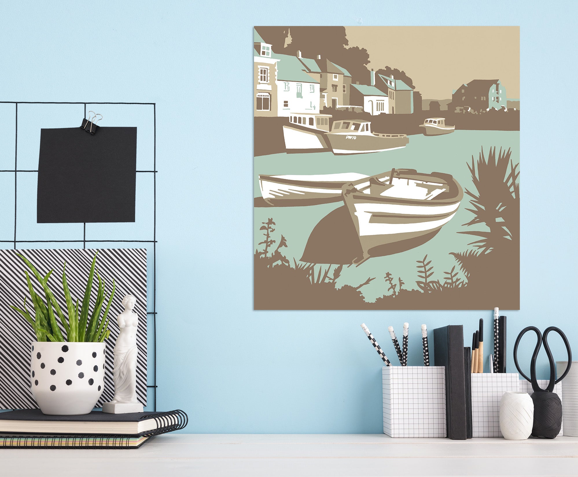 3D Padstow 040 Steve Read Wall Sticker