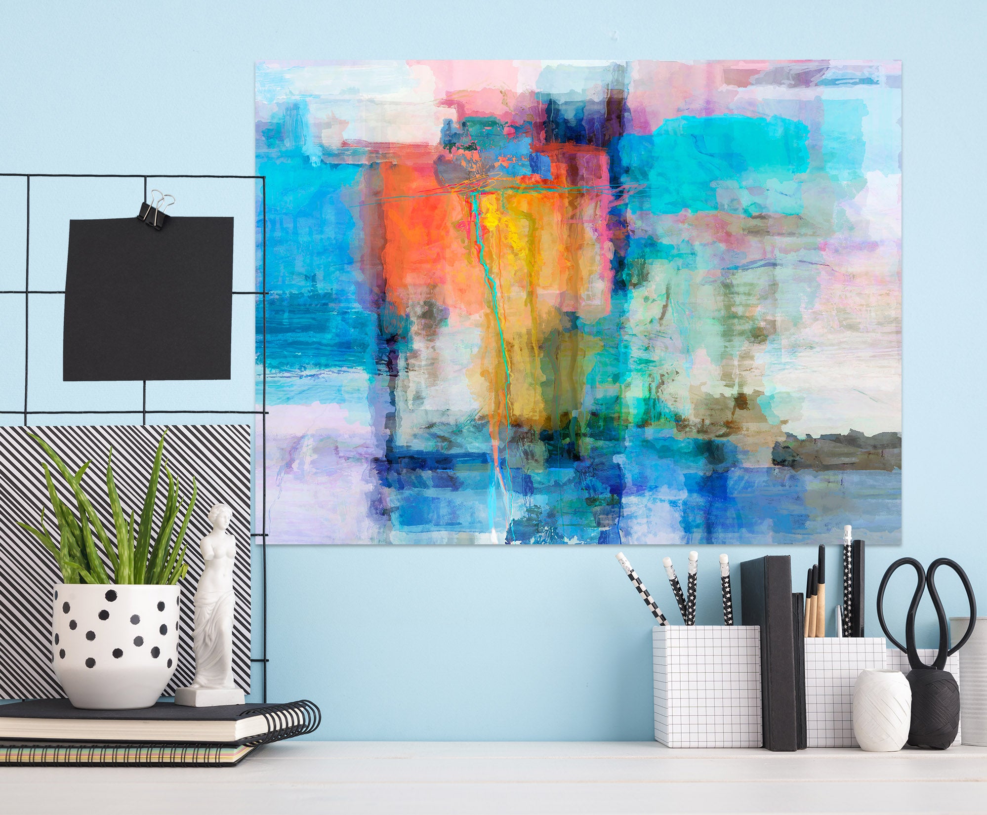 3D Abstract Art 007 Michael Tienhaara Wall Sticker