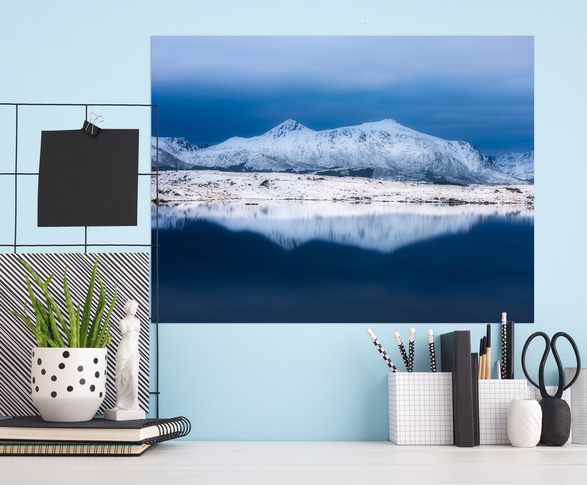 3D Ice Lake 177 Marco Carmassi Wall Sticker