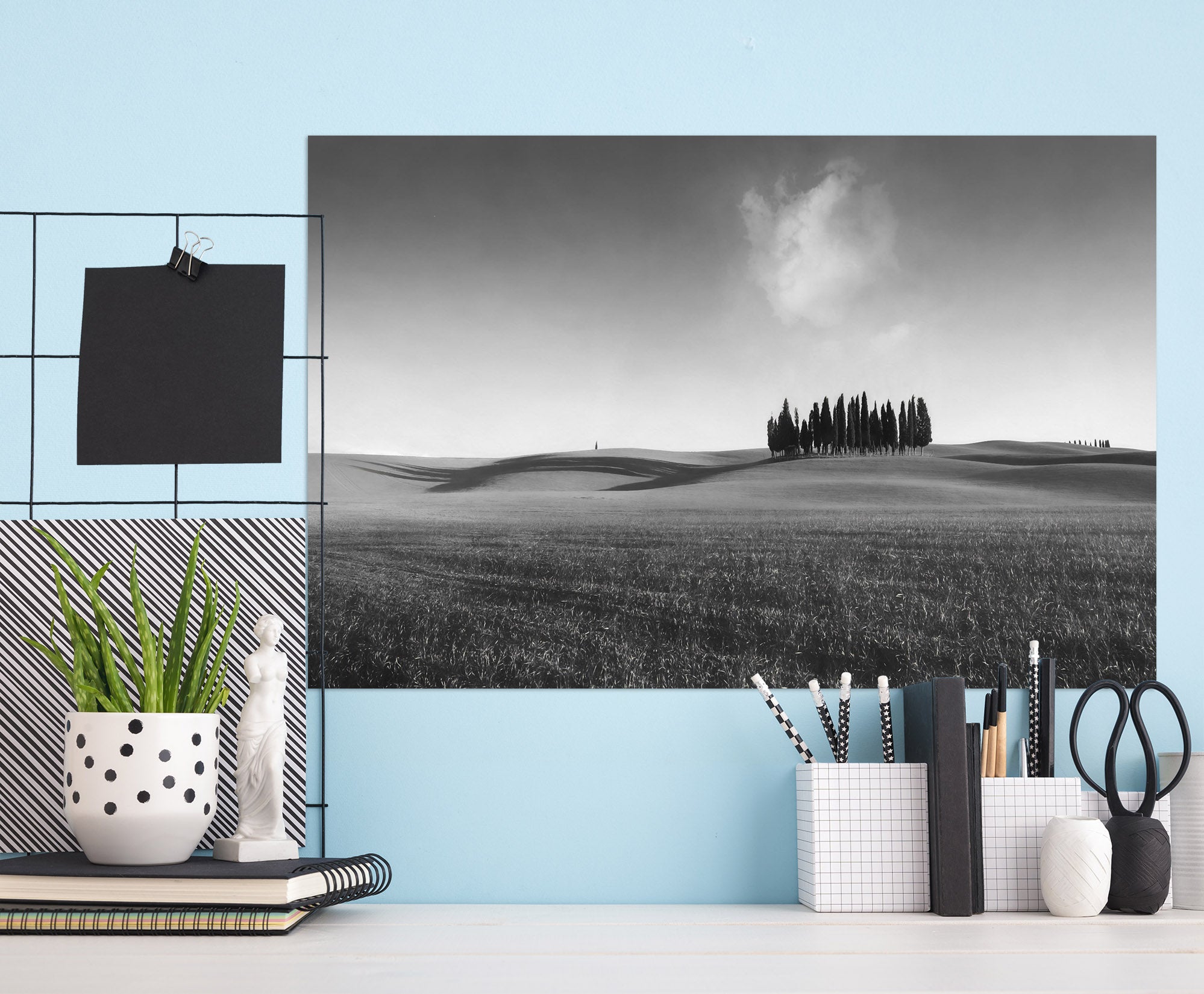 3D Grey Desert 144 Marco Carmassi Wall Sticker