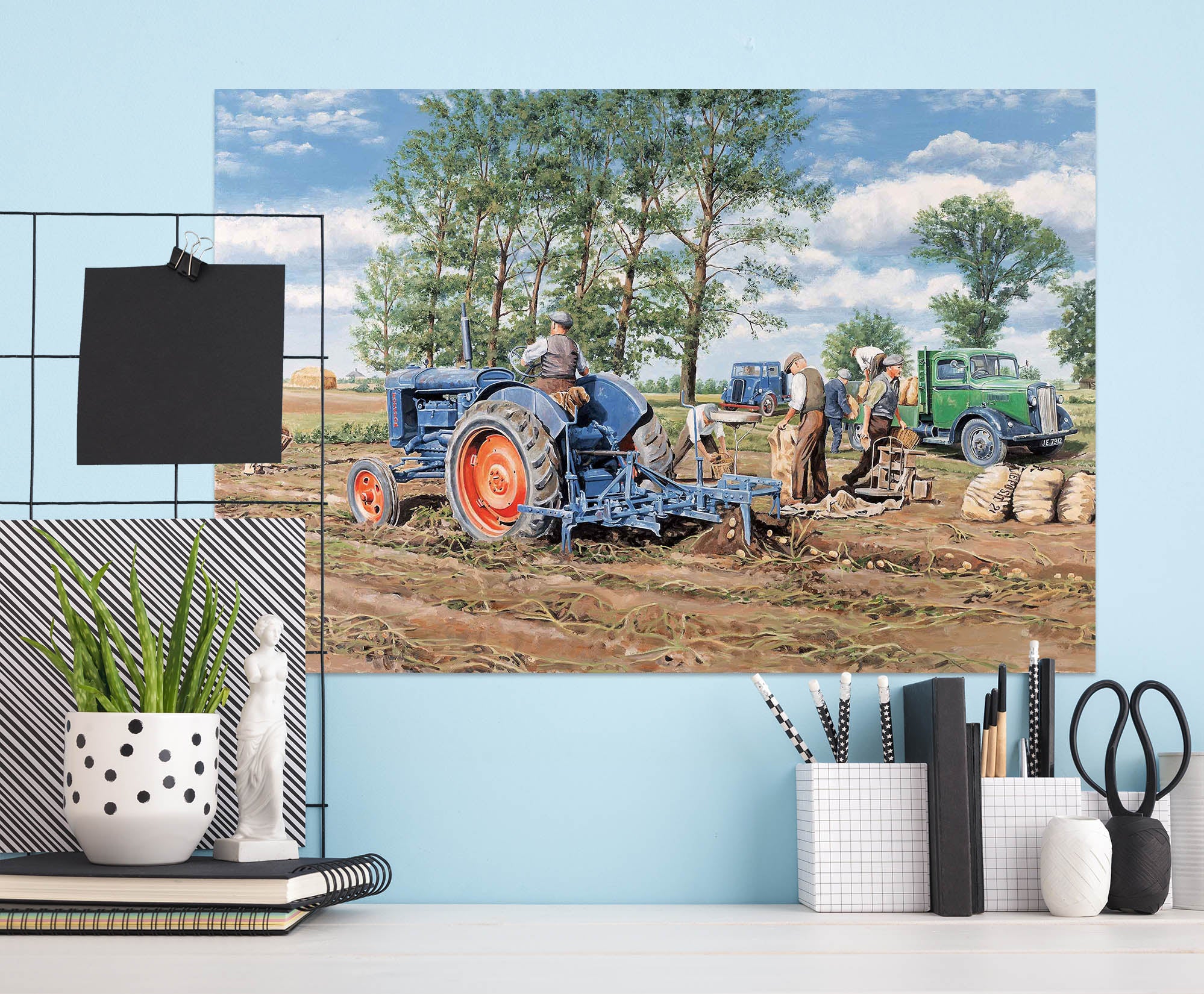 3D Lifting The Crop 046 Trevor Mitchell Wall Sticker