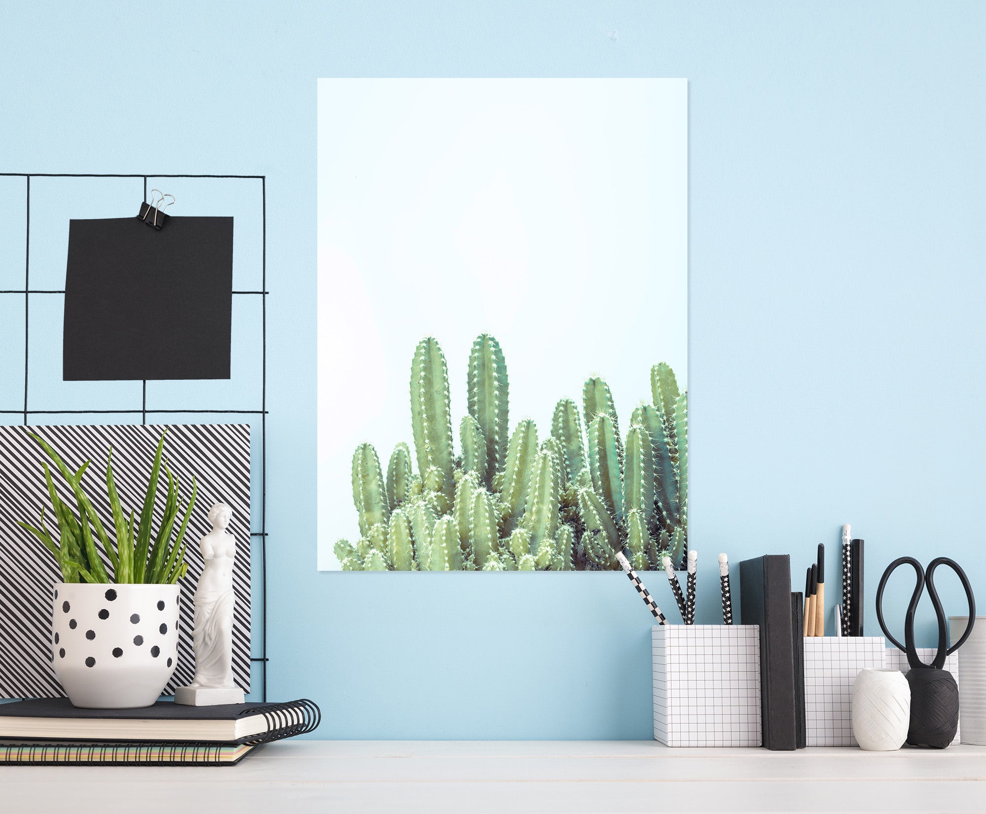3D Cactus Green 012 Assaf Frank Wall Sticker