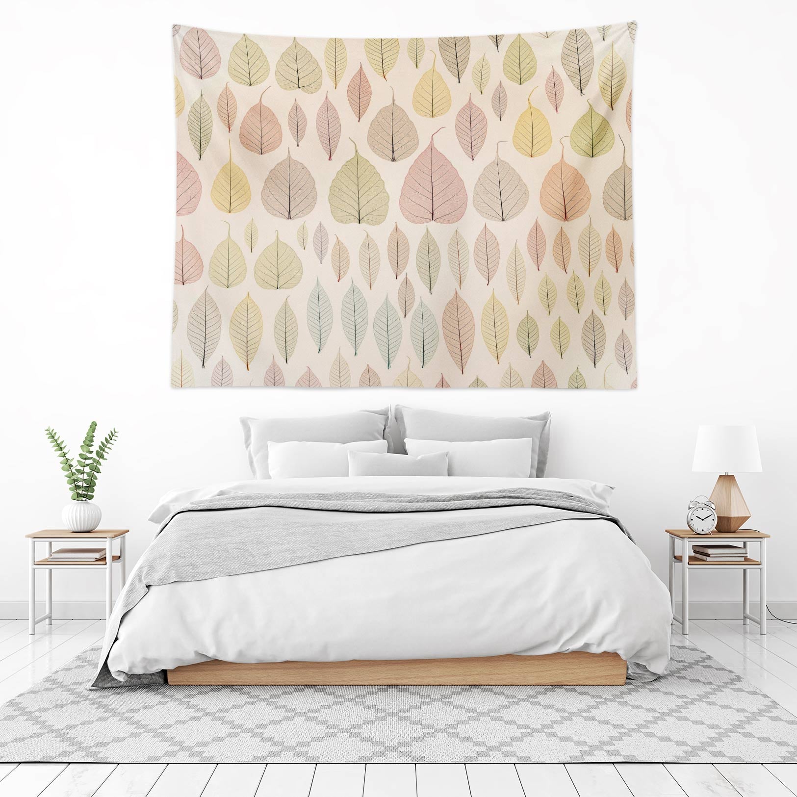 3D Leaf Pattern 11682 Assaf Frank Tapestry Hanging Cloth Hang