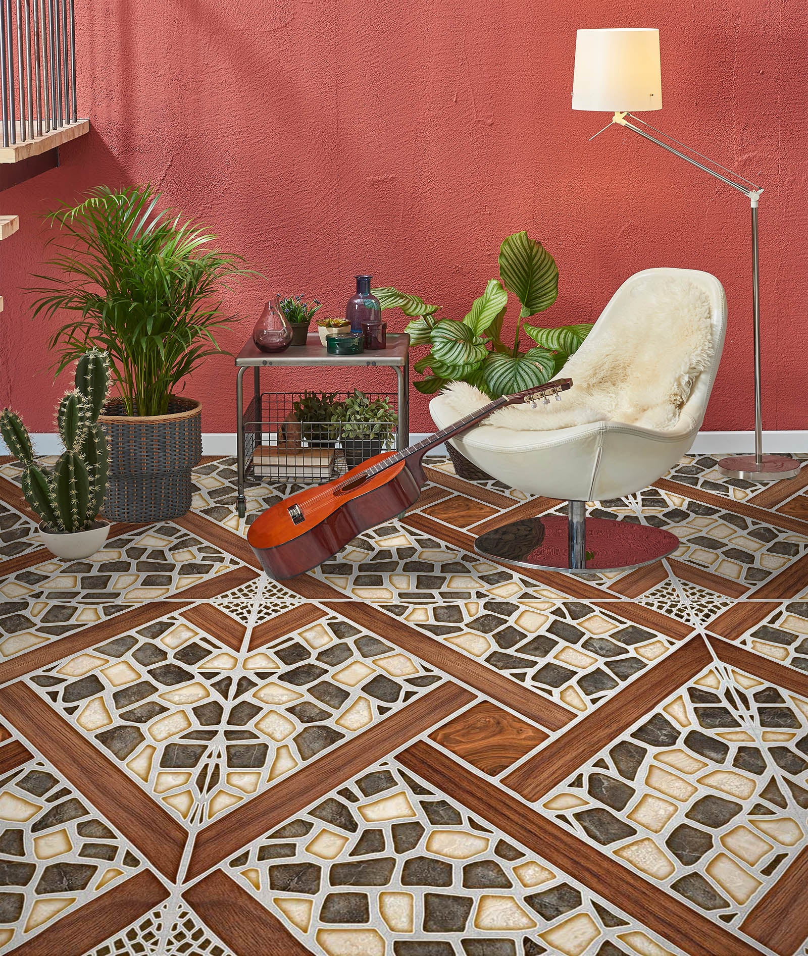 3D Creative Squares 851 Floor Mural  Wallpaper Murals Rug & Mat Print Epoxy waterproof bath floor