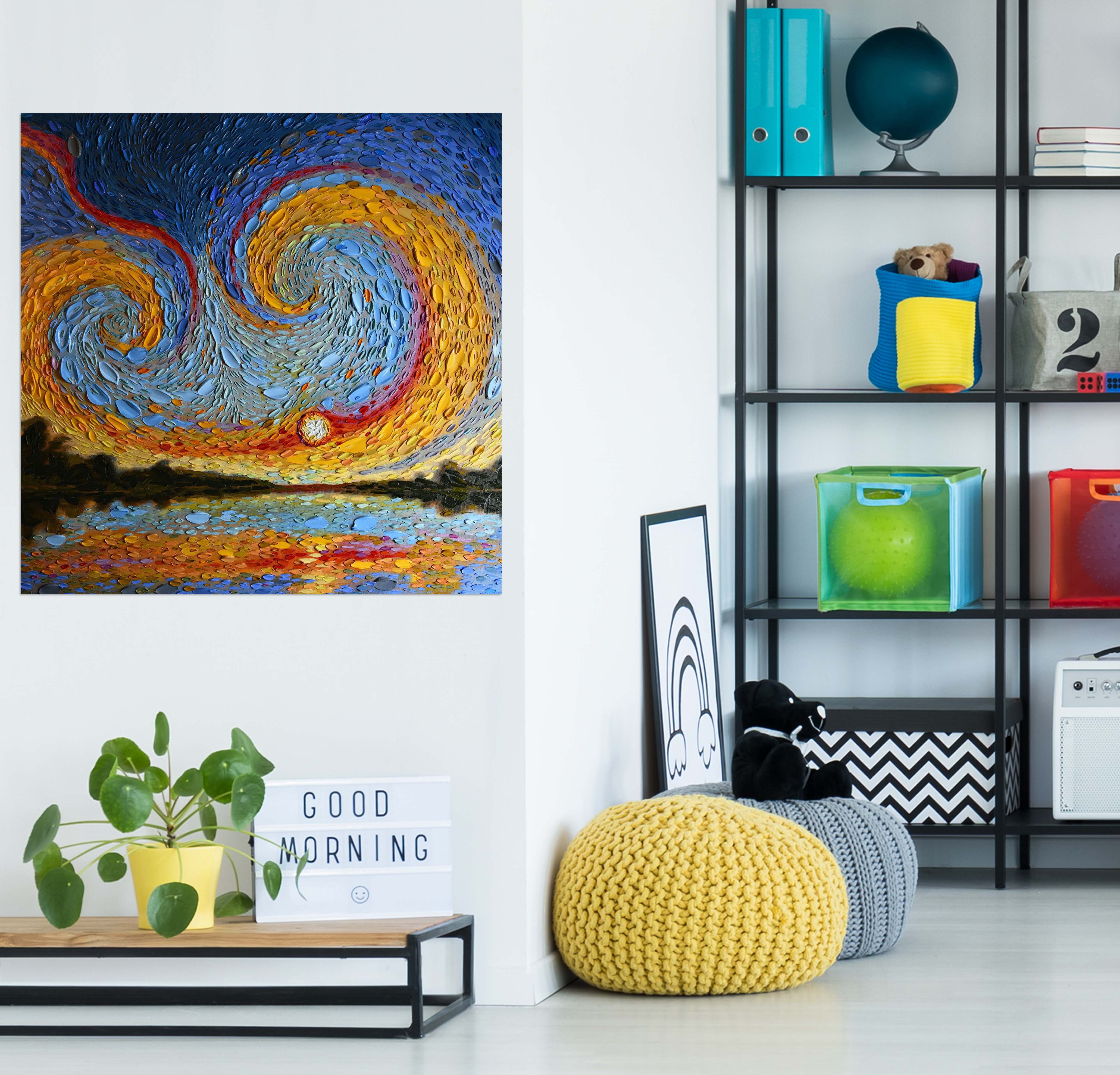 3D Colorful Shells 022 Dena Tollefson Wall Sticker