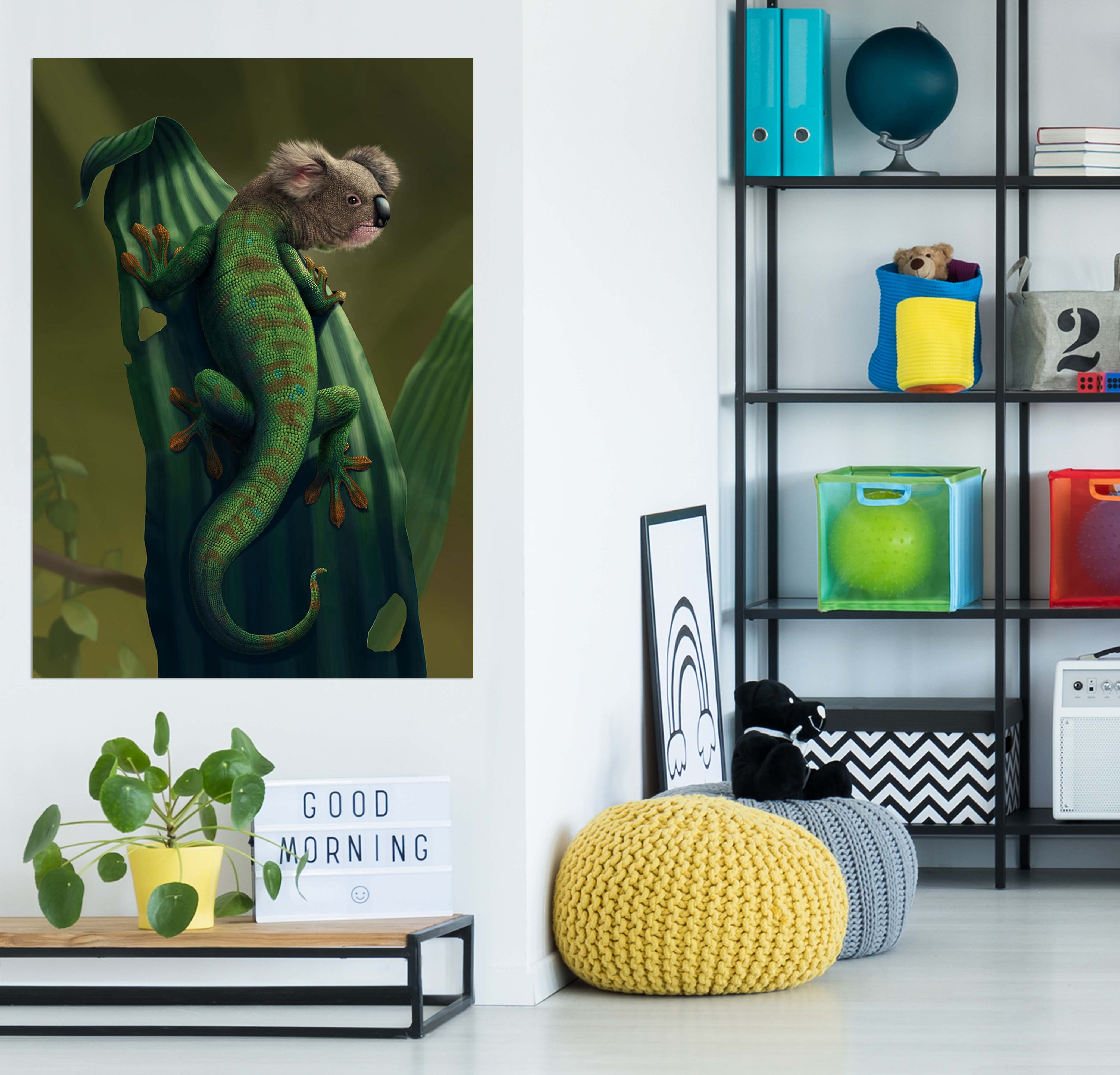 3D Gekoala 038 Vincent Hie Wall Sticker