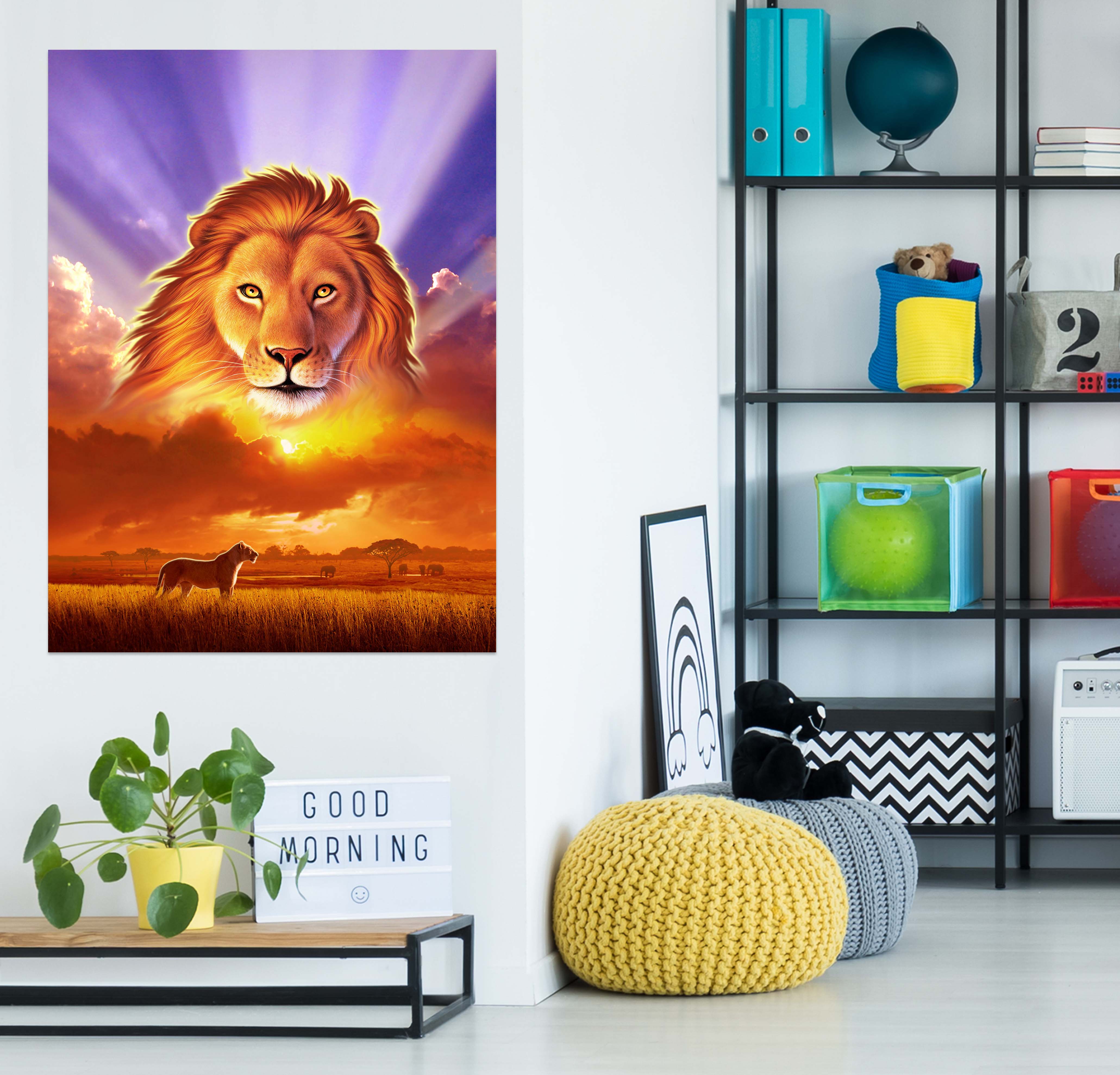 3D Lion King 016 Jerry LoFaro Wall Sticker