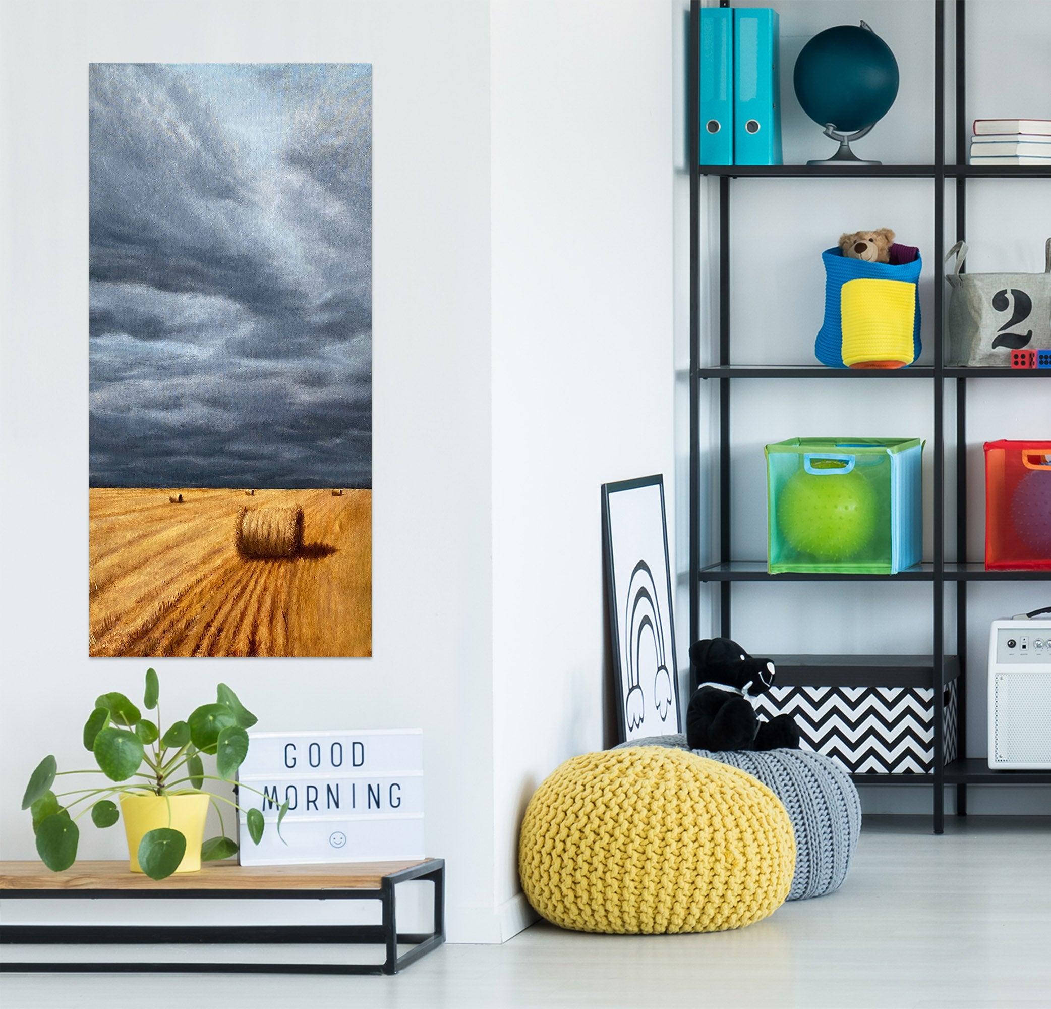 3D Grey Sky 1817 Marina Zotova Wall Sticker