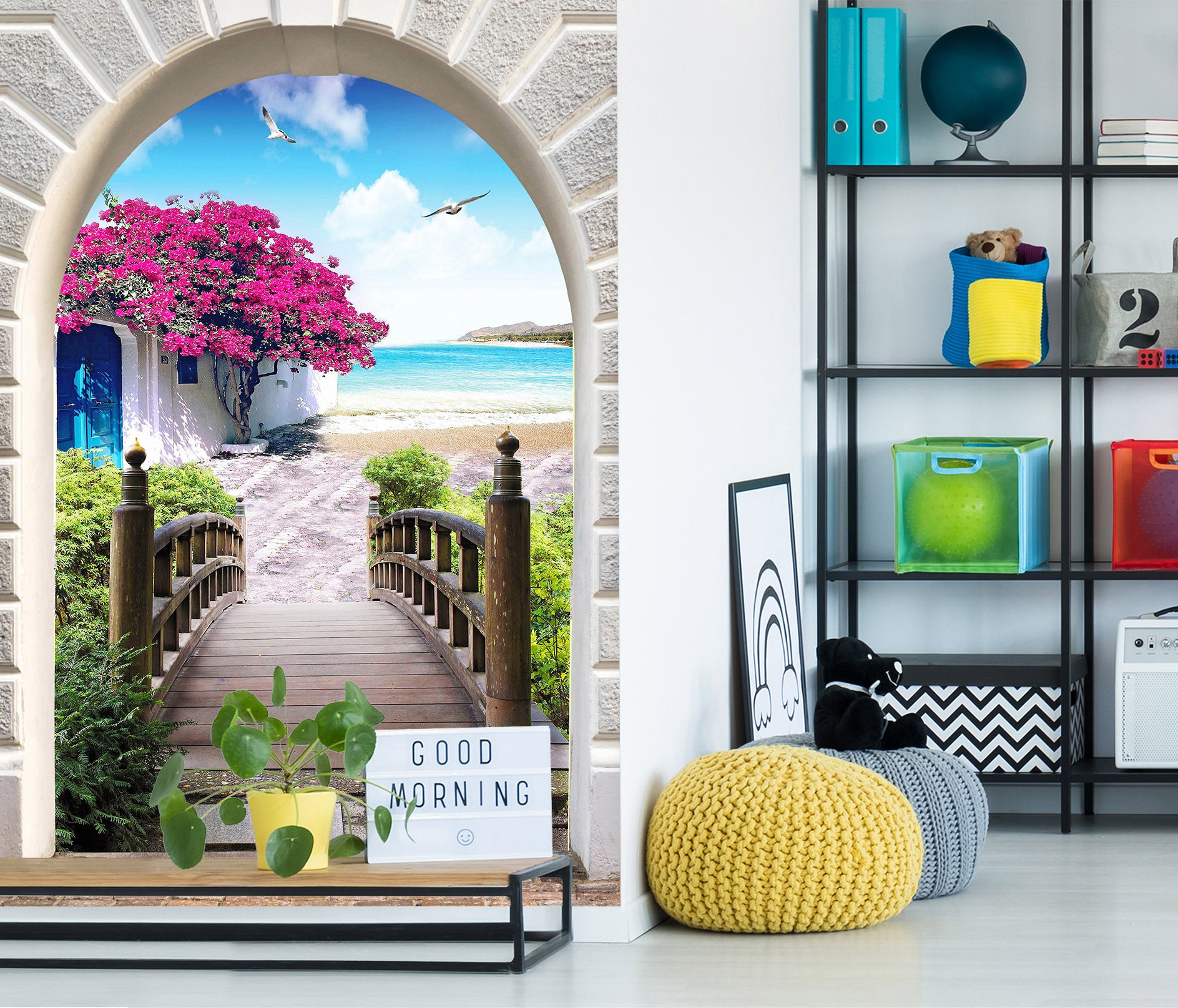 3D Boardwalk 3034 Wall Murals