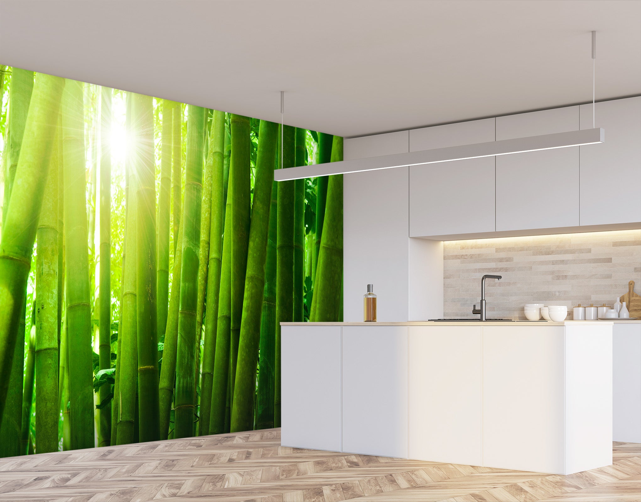 3D Bamboo Forest 1417 Wall Murals