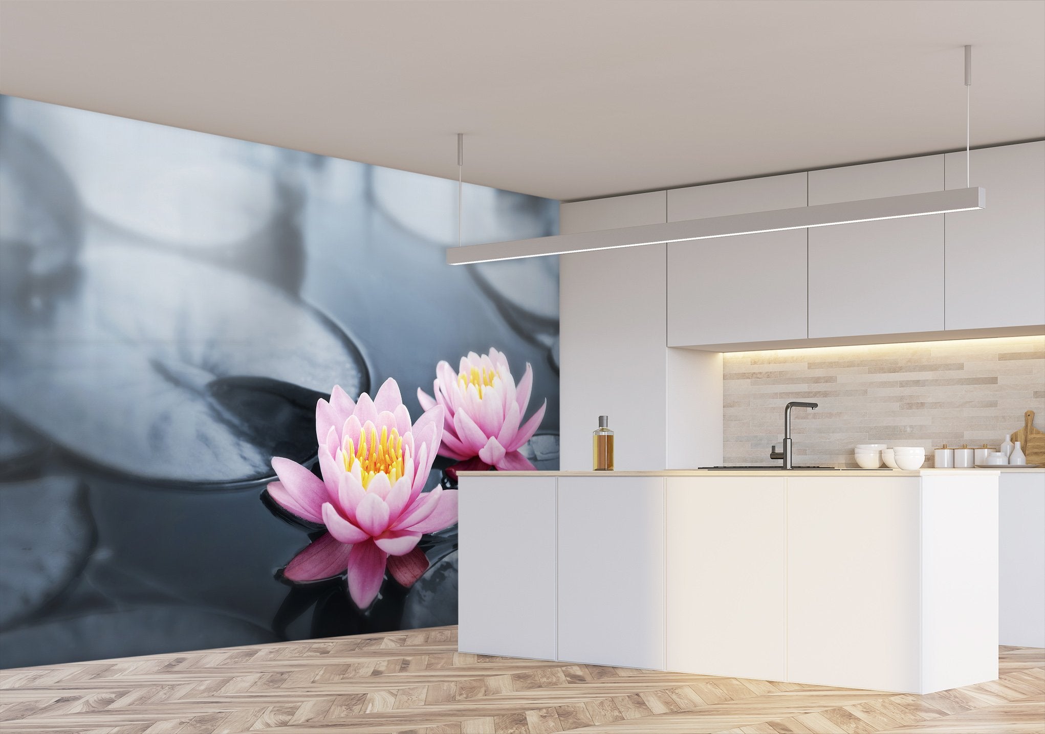 3D Beautiful Lotus 145 Wall Murals Wallpaper AJ Wallpaper 2 