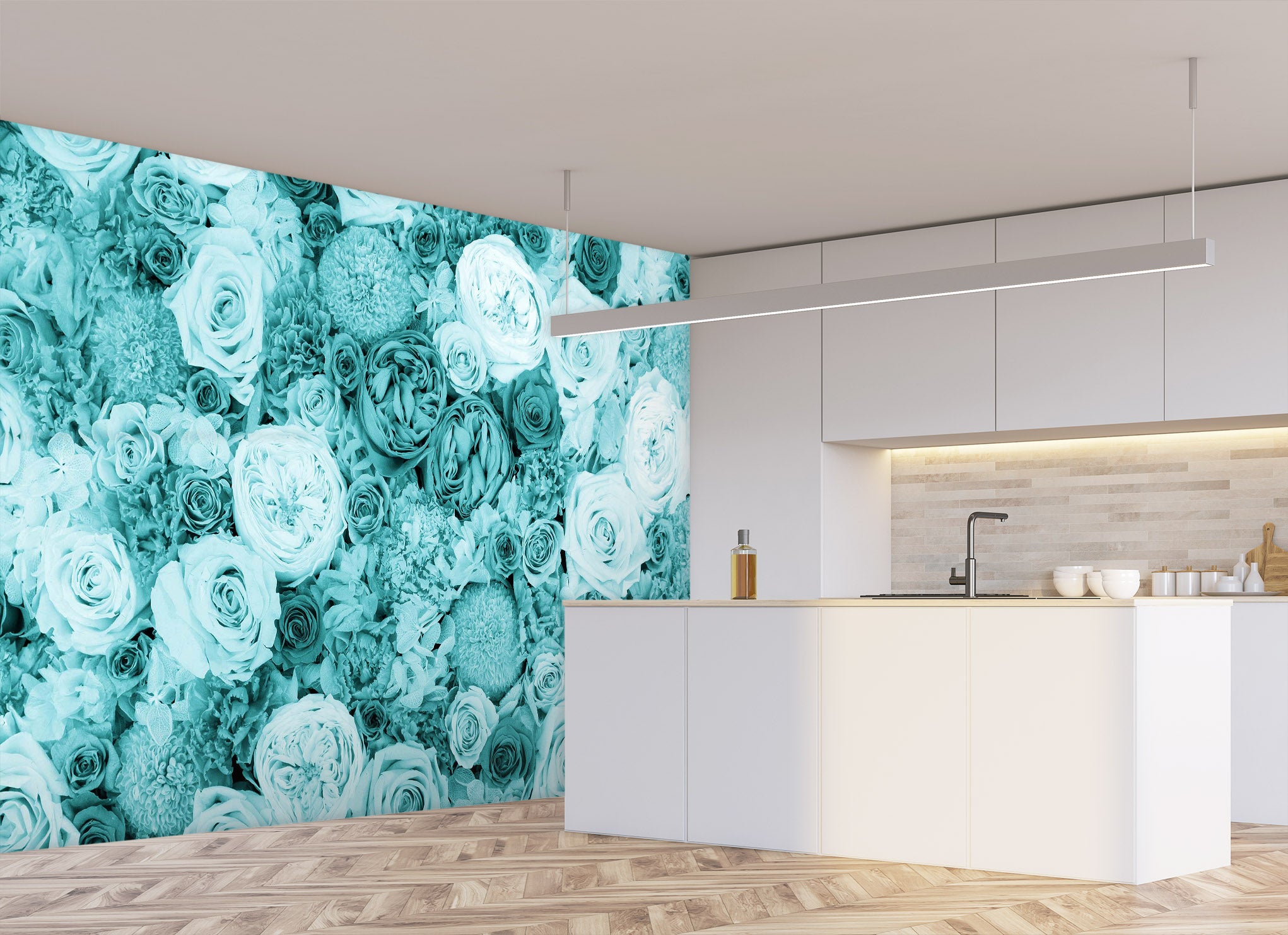 3D Rose Flower 104 Noirblanc777 Wall Mural Wall Murals