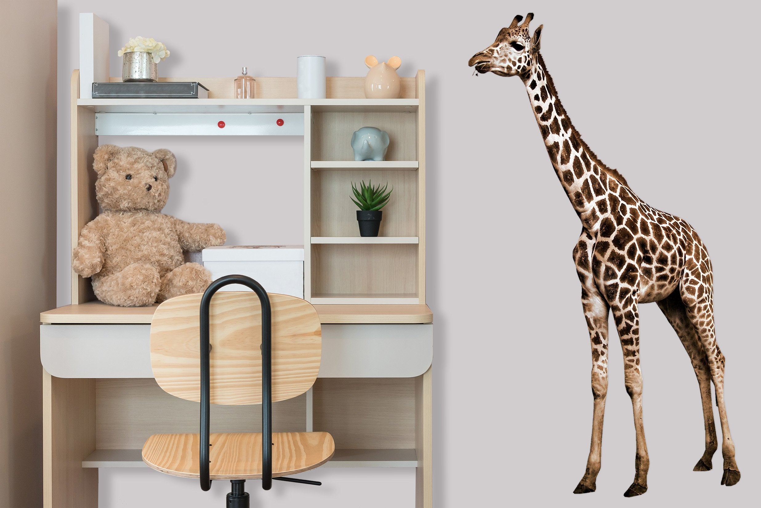 3D Giraffe's Legs 151 Animals Wall Stickers Wallpaper AJ Wallpaper 