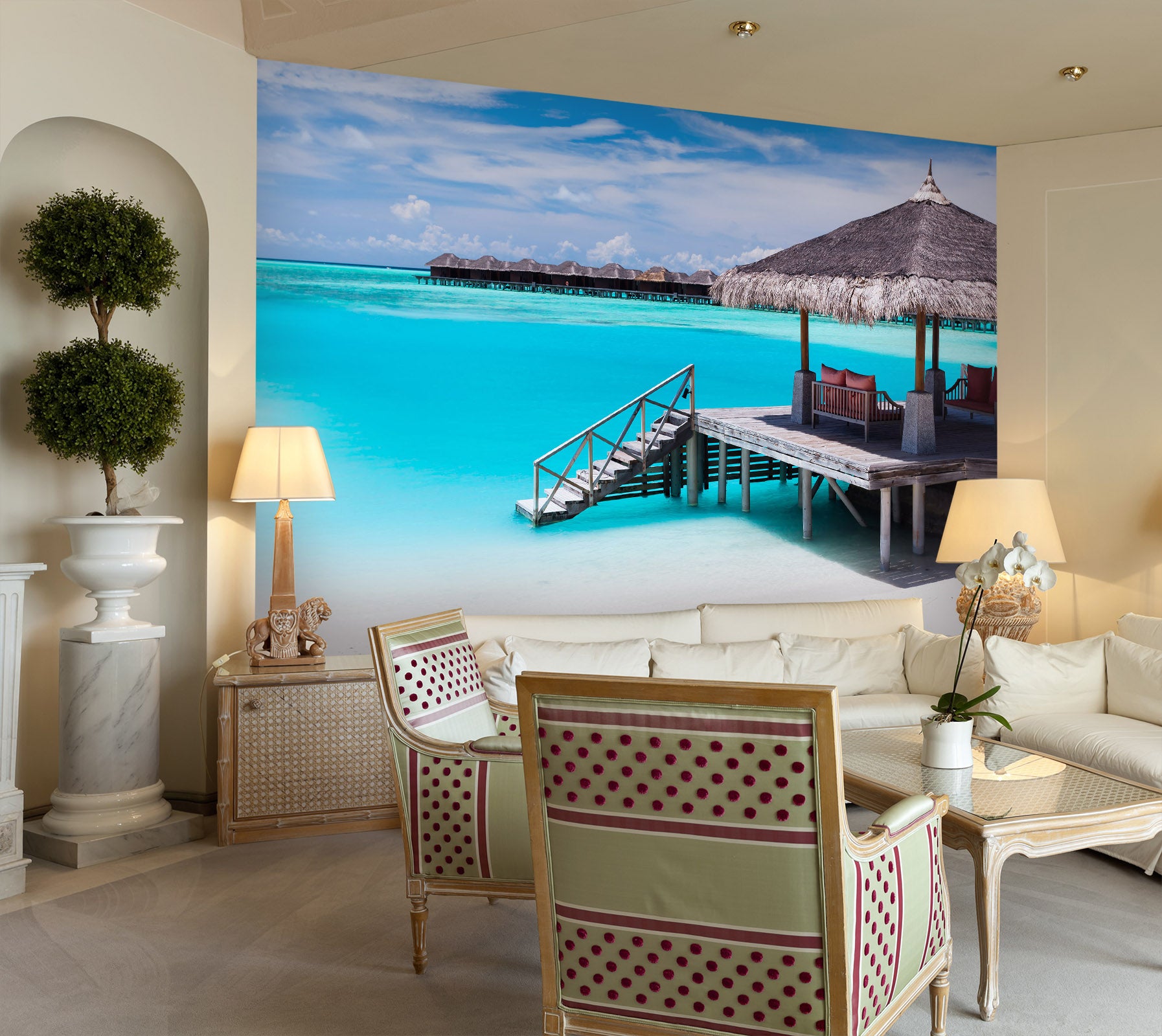 3D Sea Landscape 222 Wall Murals