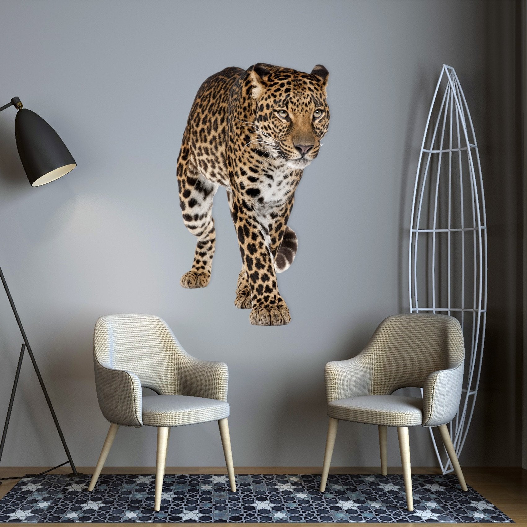 3D Hungry Tiger 188 Animals Wall Stickers Wallpaper AJ Wallpaper 
