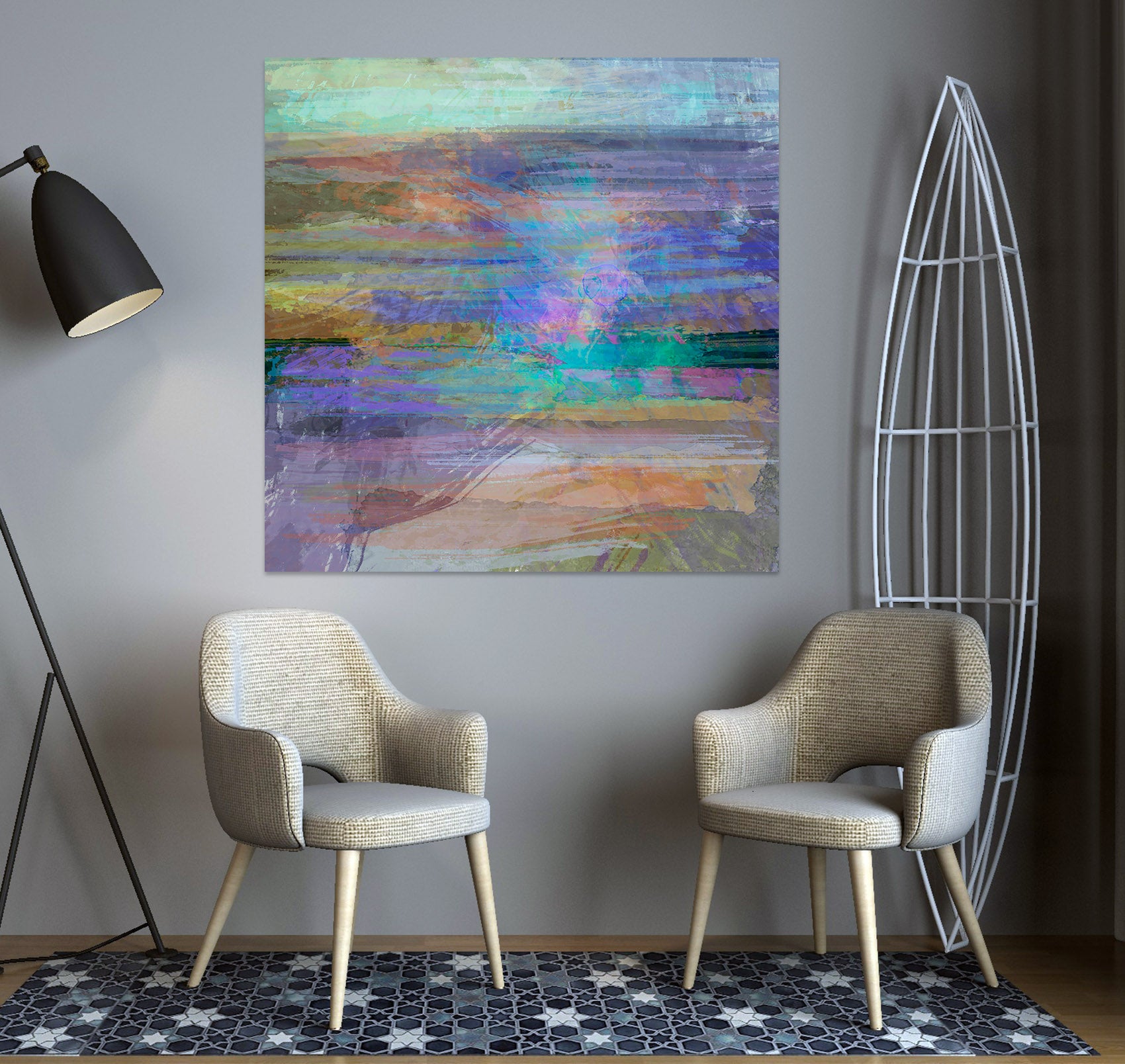 3D Color Light 029 Michael Tienhaara Wall Sticker