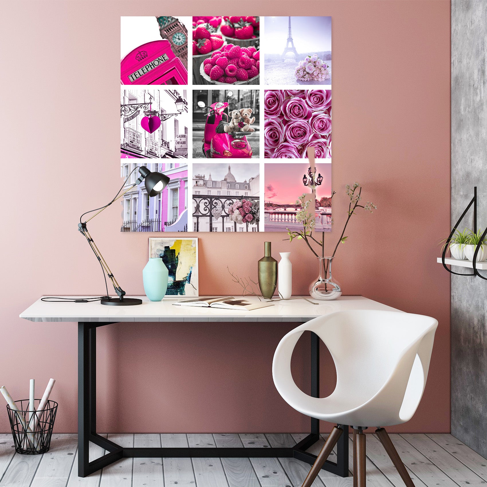 3D Pink Items 043 Assaf Frank Wall Sticker