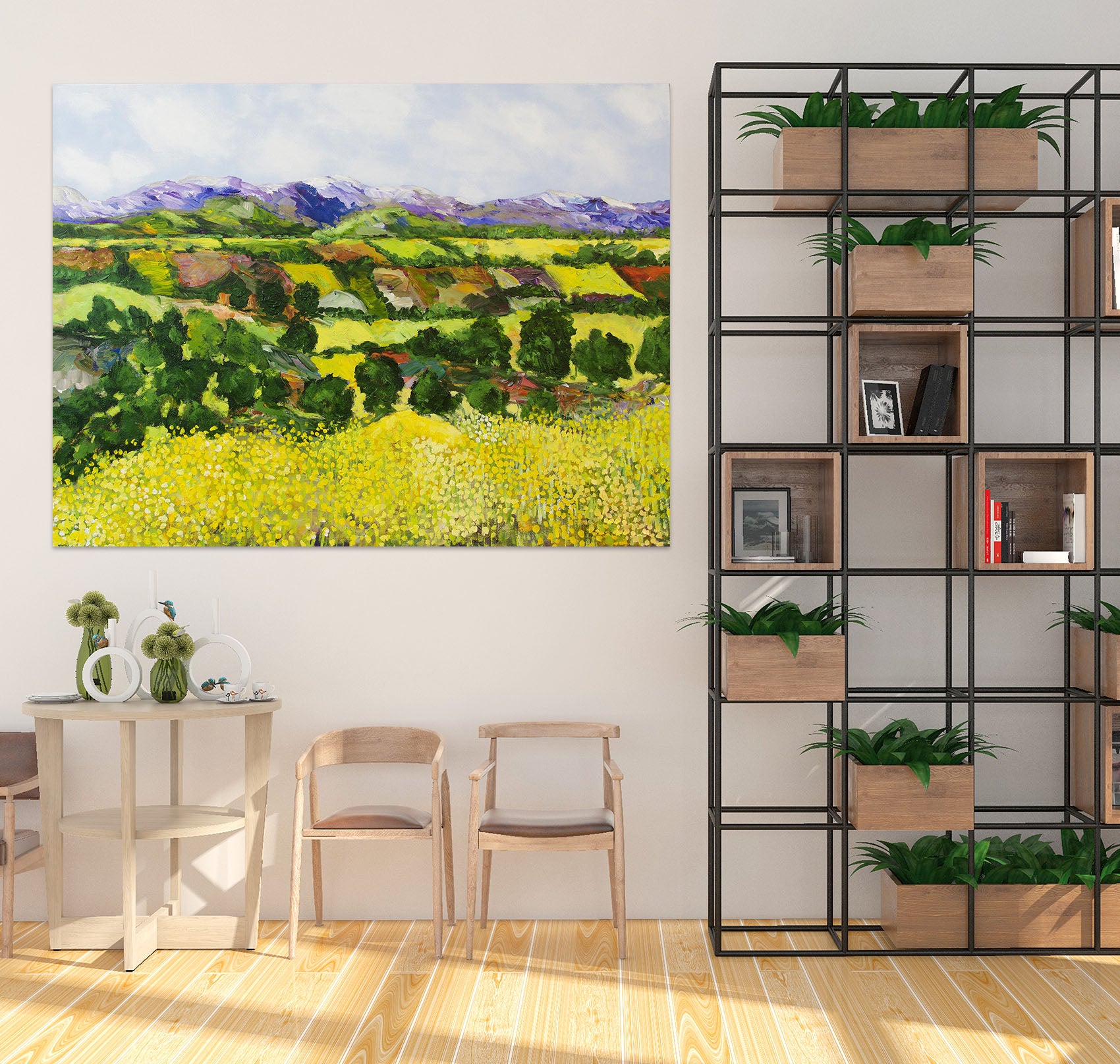 3D Yellow Weeds 013 Allan P. Friedlander Wall Sticker