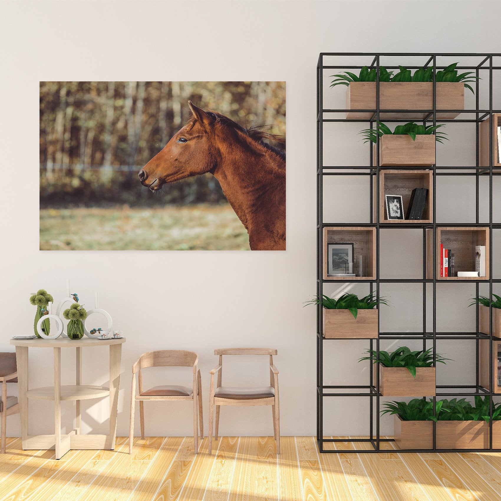 3D Forest Horse 06 Animal Wall Stickers Wallpaper AJ Wallpaper 2 