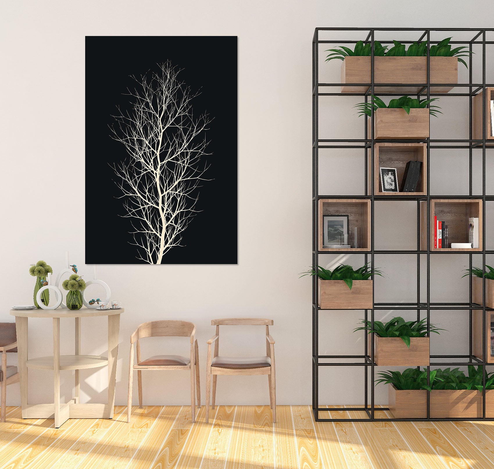3D The White Tree 032 Boris Draschoff Wall Sticker