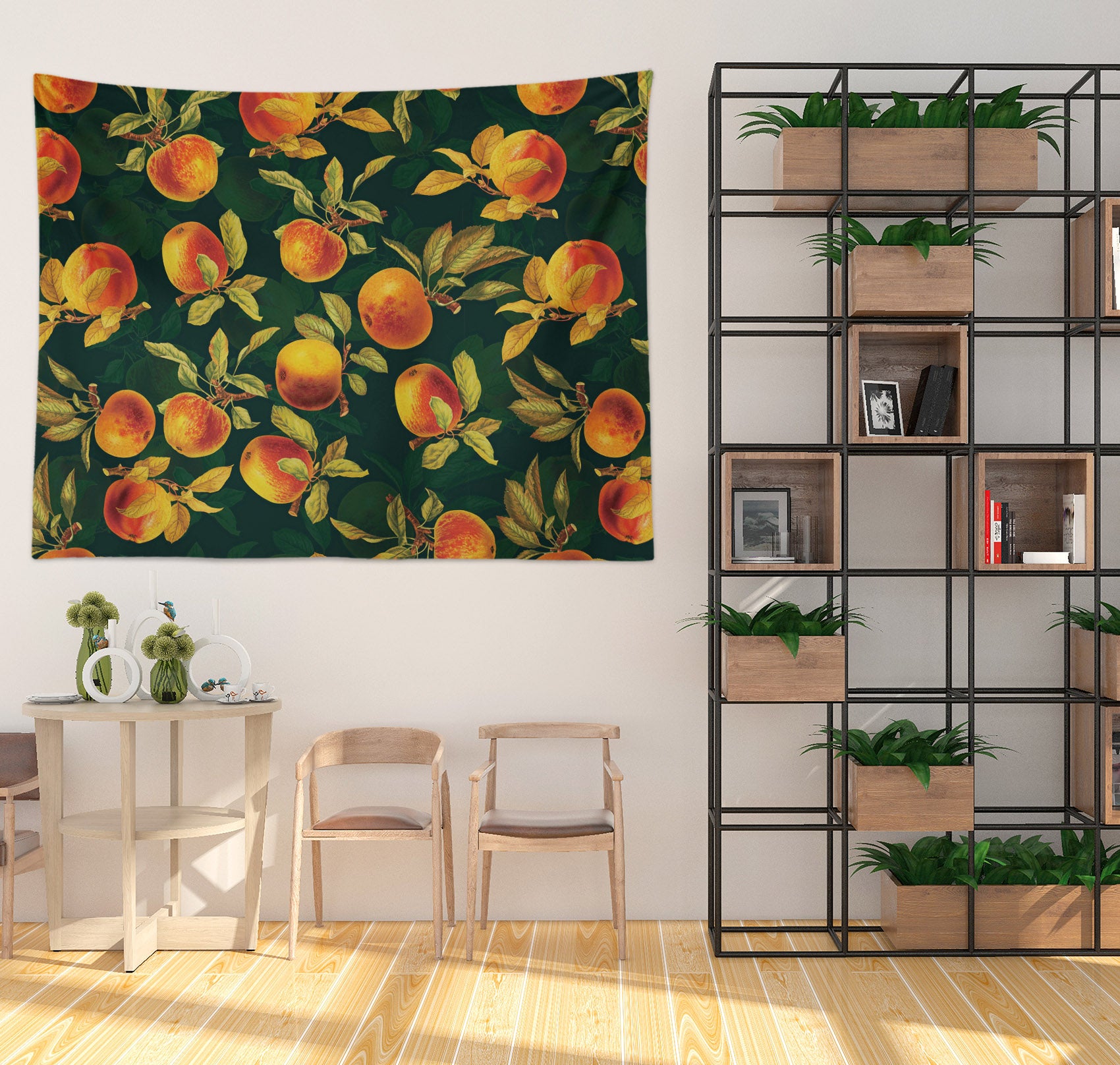 3D Fruit Peaches 5346 Uta Naumann Tapestry Hanging Cloth Hang