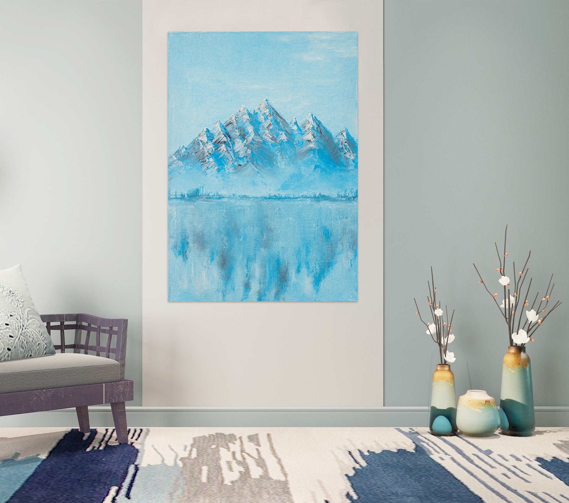 3D Glacier 1825 Marina Zotova Wall Sticker