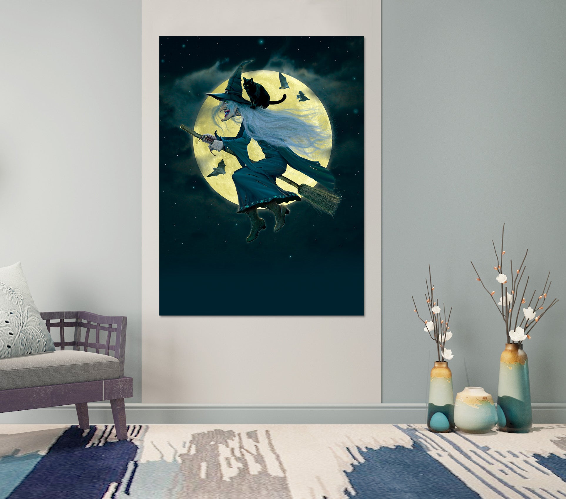 3D Witch 093 Vincent Hie Wall Sticke