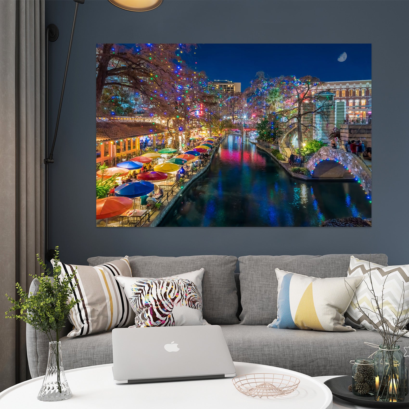 3D Town Lights 4041 Beth Sheridan Wall Sticker