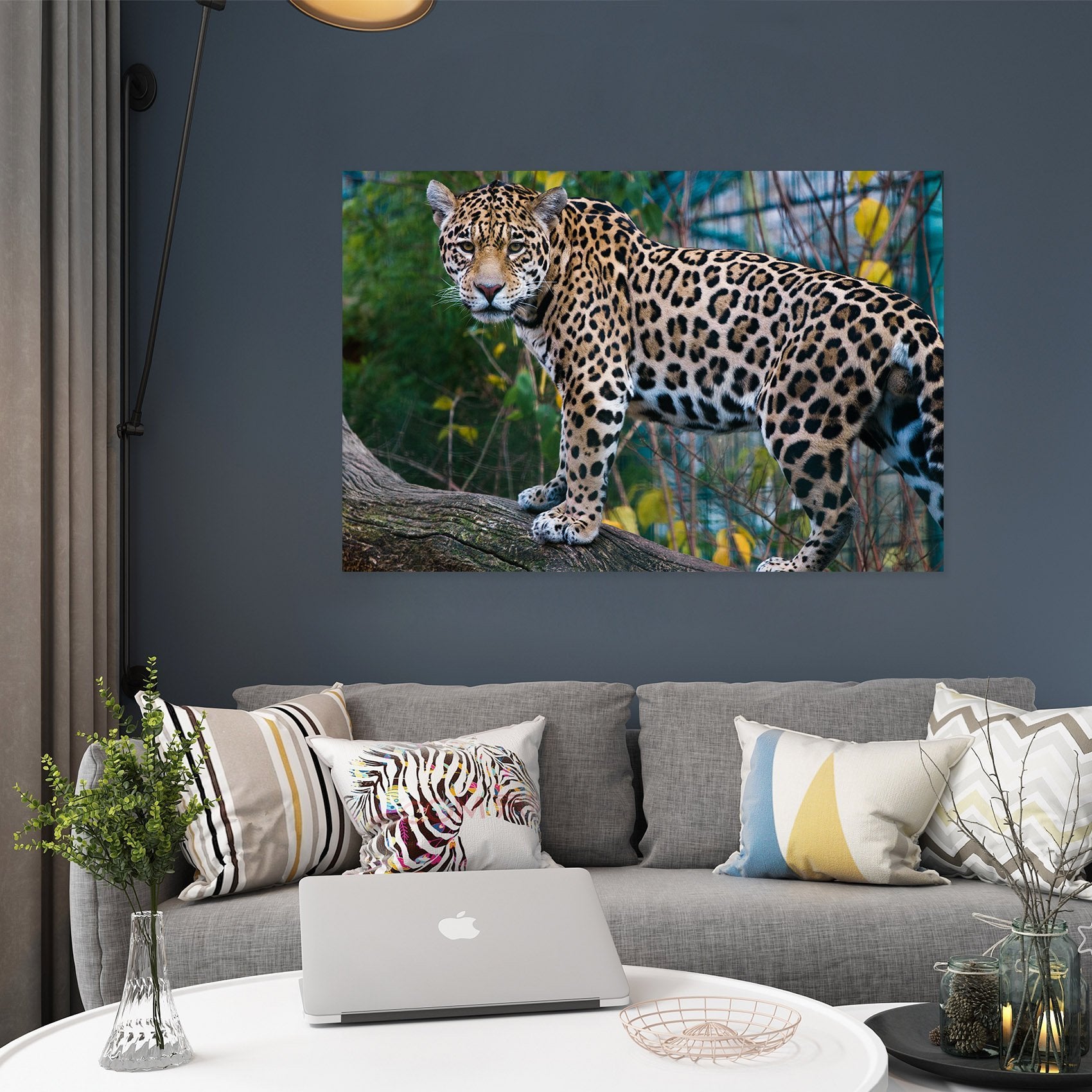 3D Forest Tiger 28 Animal Wall Stickers Wallpaper AJ Wallpaper 2 