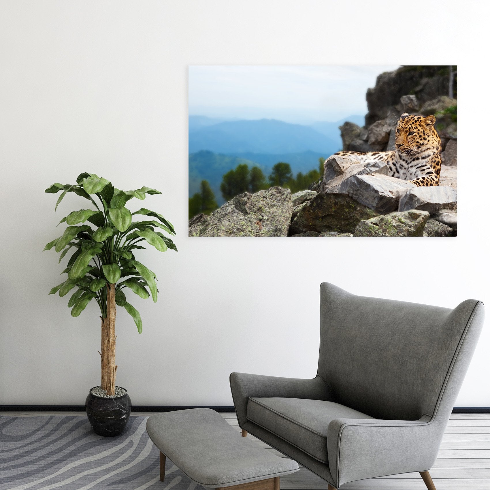 3D Mountain Tiger 55 Animal Wall Stickers Wallpaper AJ Wallpaper 2 