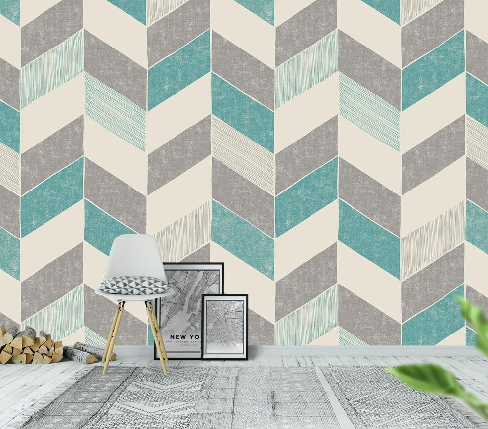 3D Wave Brick WG298 Wall Murals