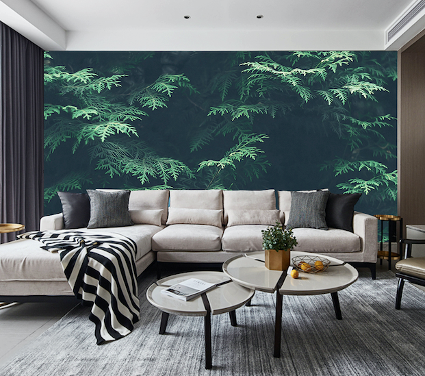 3D Green Forest WG173 Wall Murals
