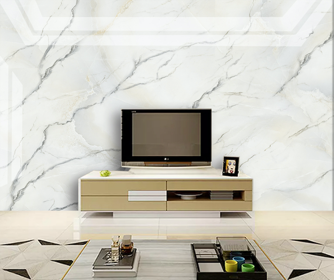 3D White Crack WG296 Wall Murals