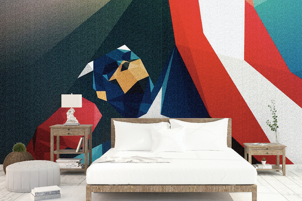 3D Color Pattern WG242 Wall Murals