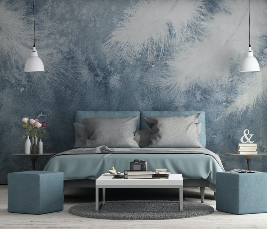 3D Soft Feather WG025 Wall Murals
