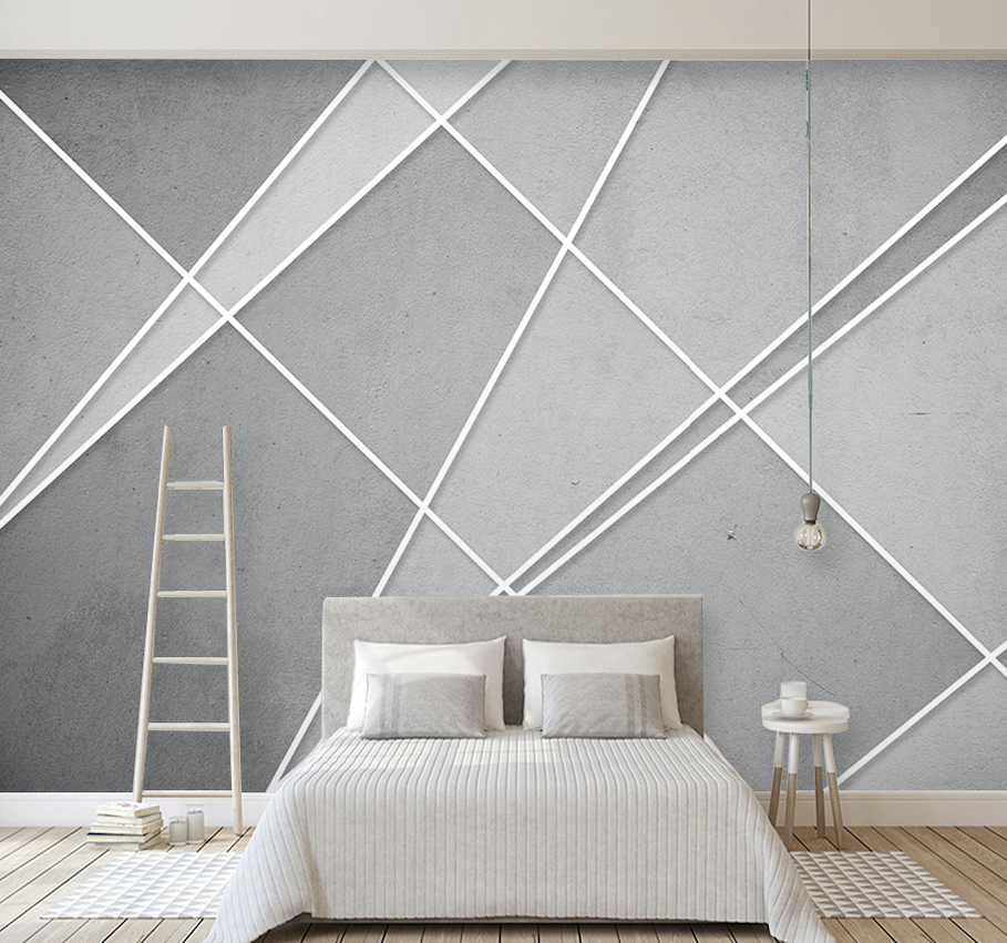 3D Gray Pattern WG087 Wall Murals