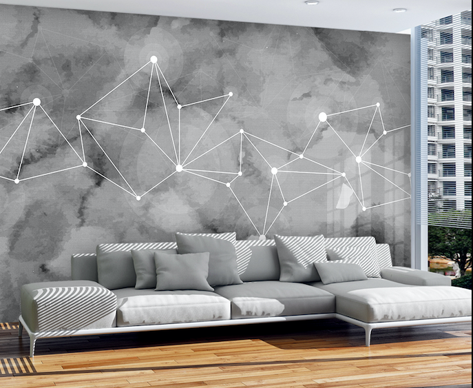 3D Triangle Tandem WG141 Wall Murals