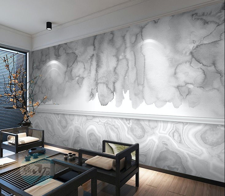 3D Gray Pattern WG117 Wall Murals