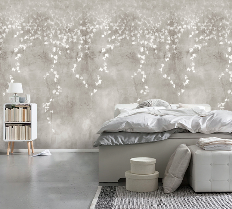 3D Small White Flower WG194 Wall Murals