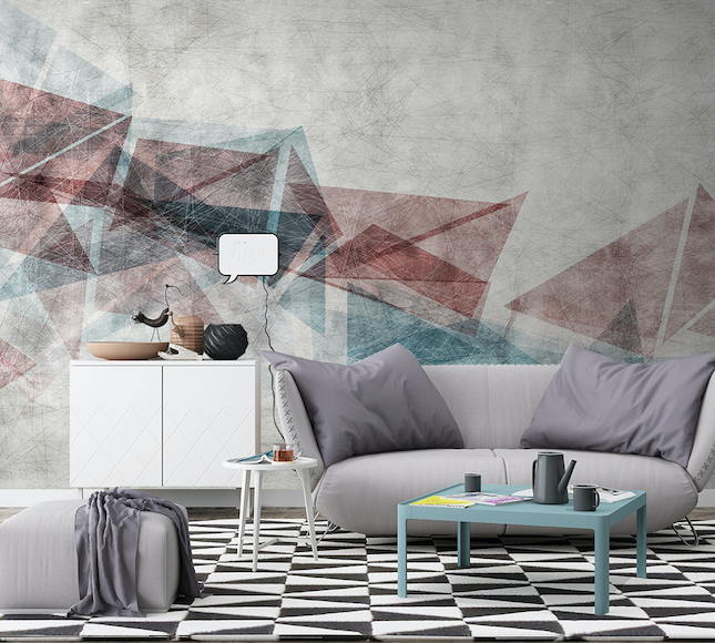 3D Color Triangle WG053 Wall Murals