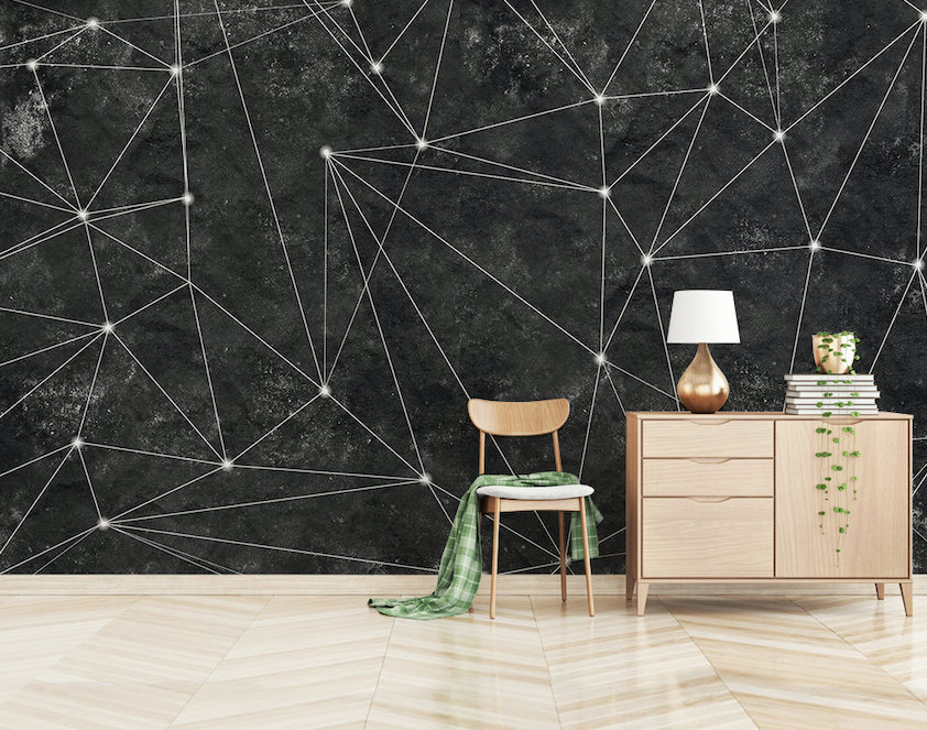 3D Triangle Light Spot WG092 Wall Murals