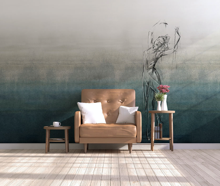 3D Simple Gray WG135 Wall Murals