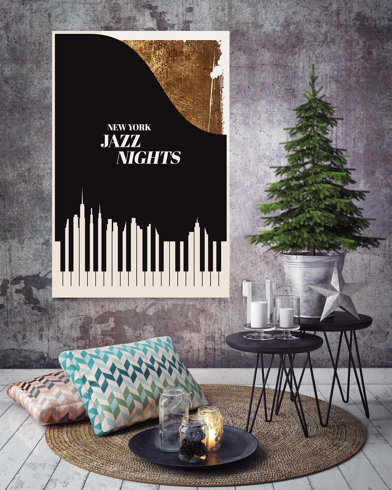 3D Abstract Piano 166 Boris Draschoff Wall Sticker