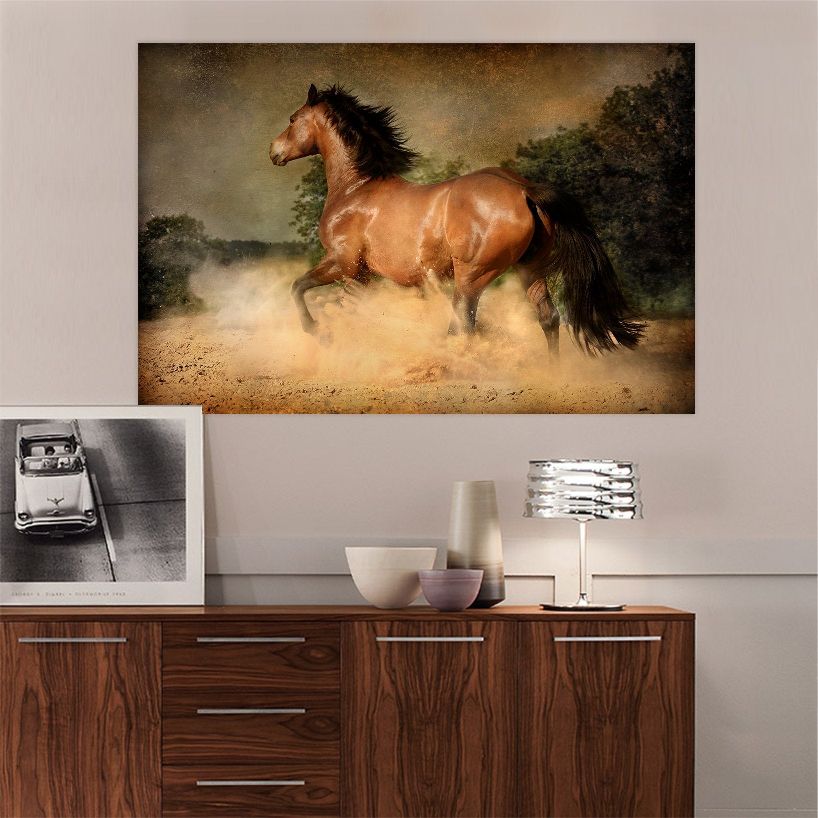 3D Horse Back 97 Animal Wall Stickers Wallpaper AJ Wallpaper 2 