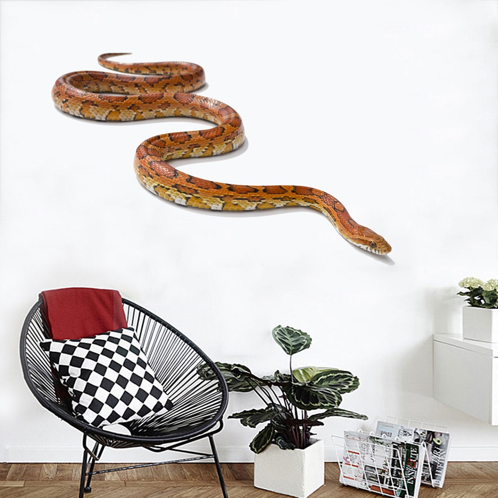 3D Snake 160 Animals Wall Stickers Wallpaper AJ Wallpaper 