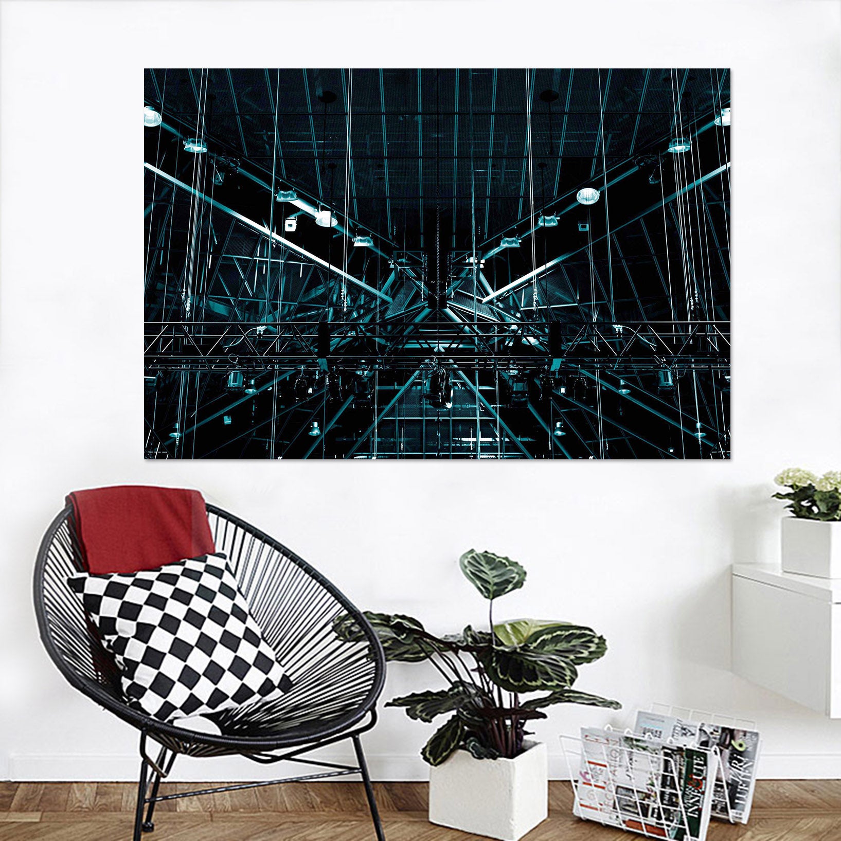 3D Reinforced Shelf 019 Noirblanc777 Wall Sticker