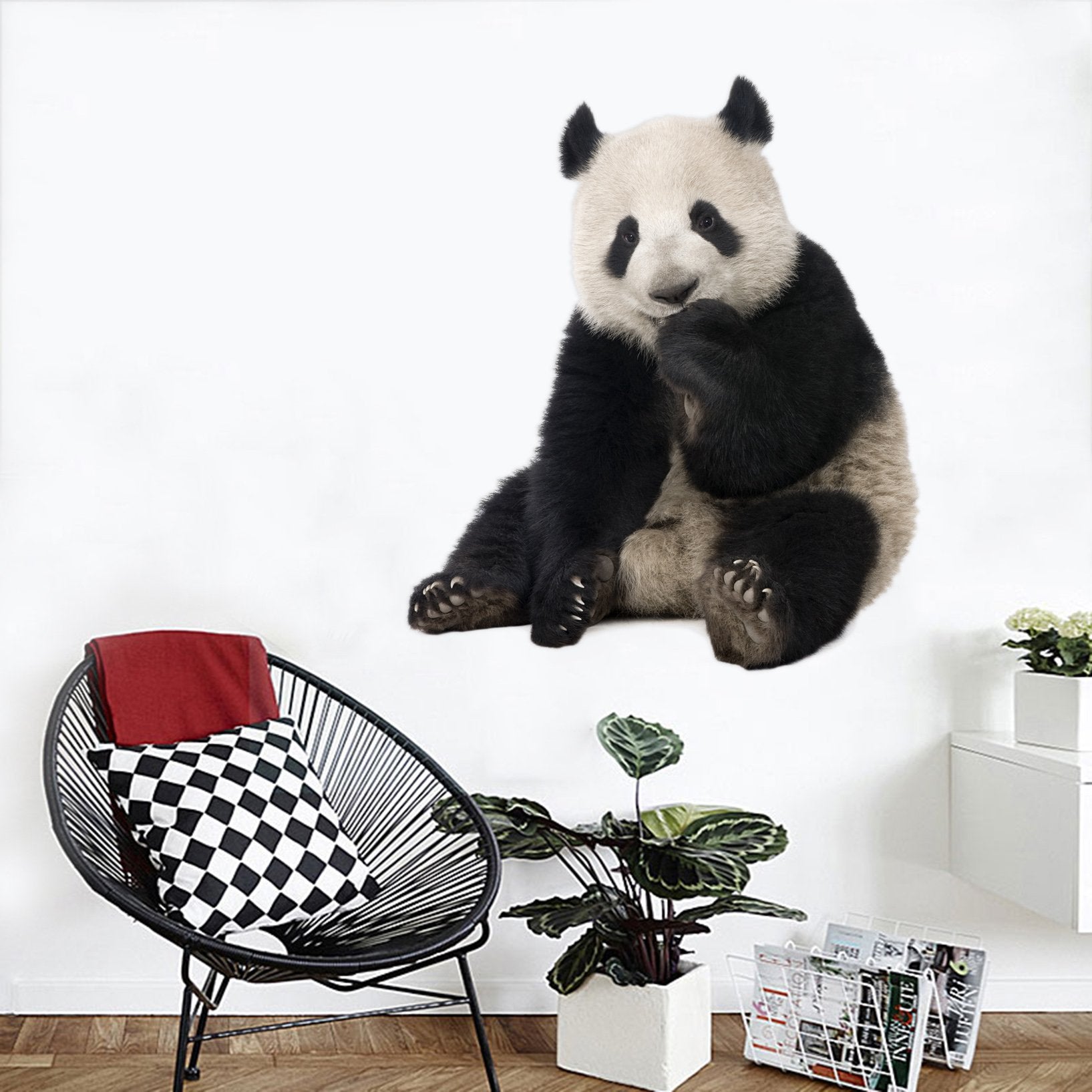 3D Panda 153 Animals Wall Stickers Wallpaper AJ Wallpaper 