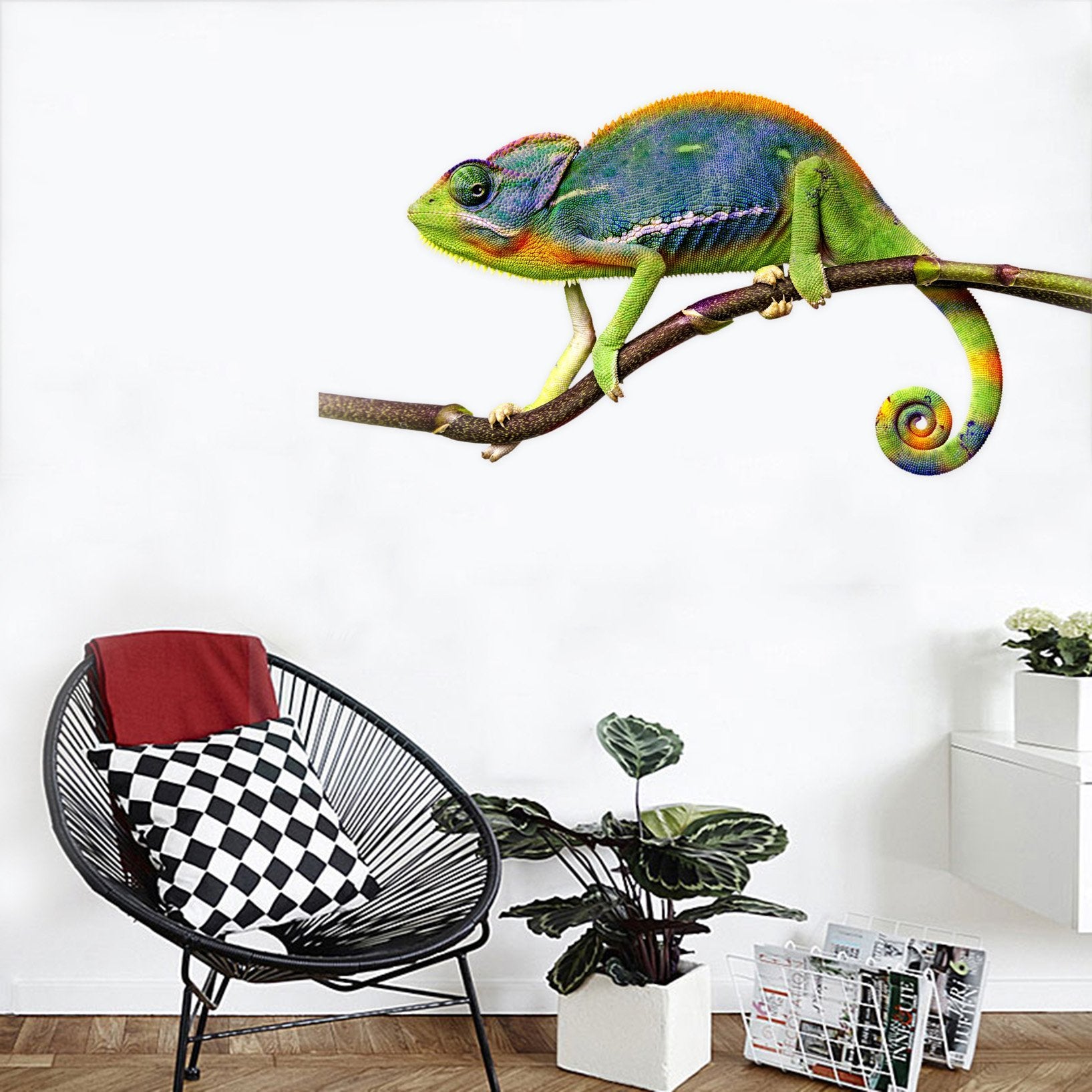 3D Lizard 049 Animals Wall Stickers Wallpaper AJ Wallpaper 