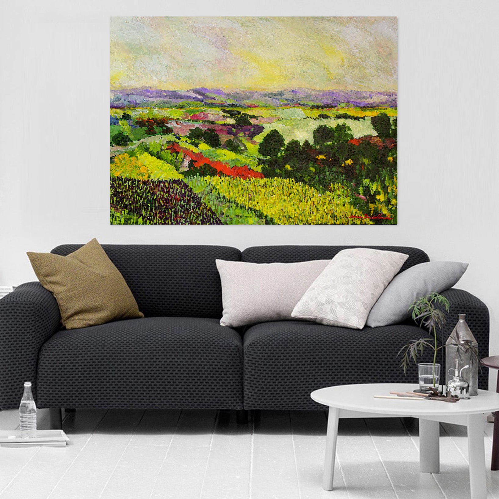 3D Colored Valley 209 Allan P. Friedlander Wall Sticker